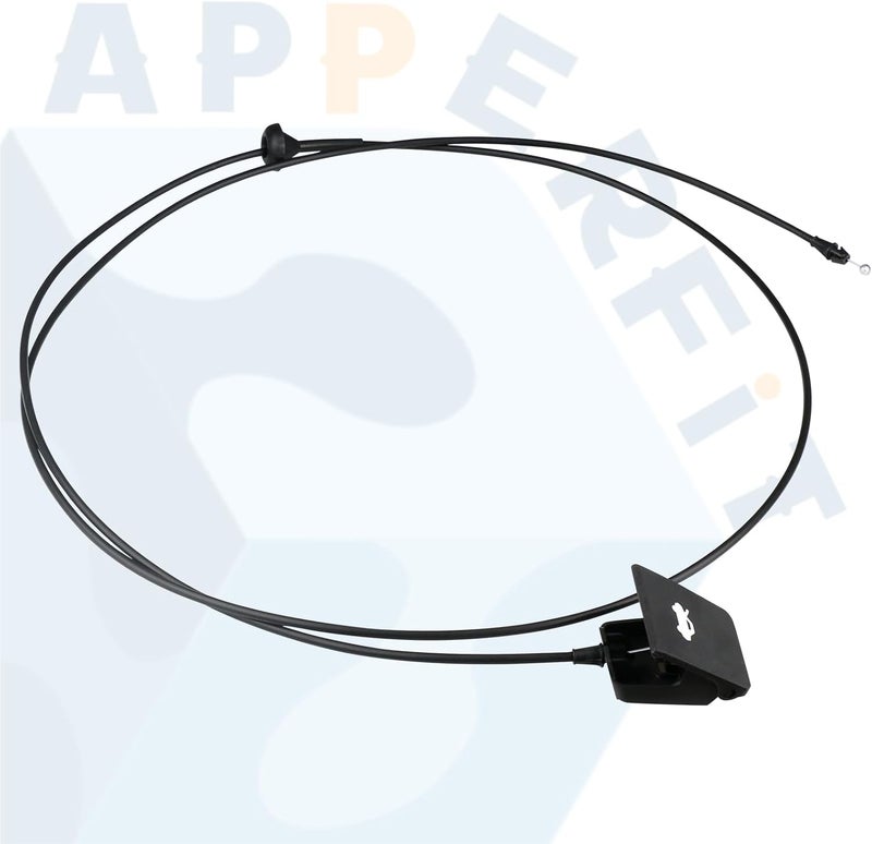 APPERFiT Hood Latch Release Cable with Handle Lever 84279469 912-747 Compatible with 2015-2020 Chevy Silverado/GMC Sierra 1500 2500 HD 3500 HD Hood Parts - Image 4